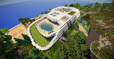 Modern House 8 Home Curve Minecraft Map