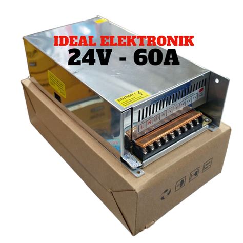 Jual Power Supply 24V 60A Suplai Suplay DC 24 Volt 60 Ampere Jakarta