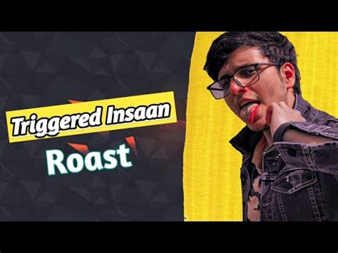 Triggered Insaan Roast Video Triggered Insaan Roasted By Me Badly