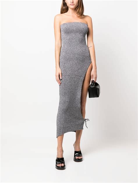 A ROEGE HOVE Ribbed Strapless Dress Farfetch