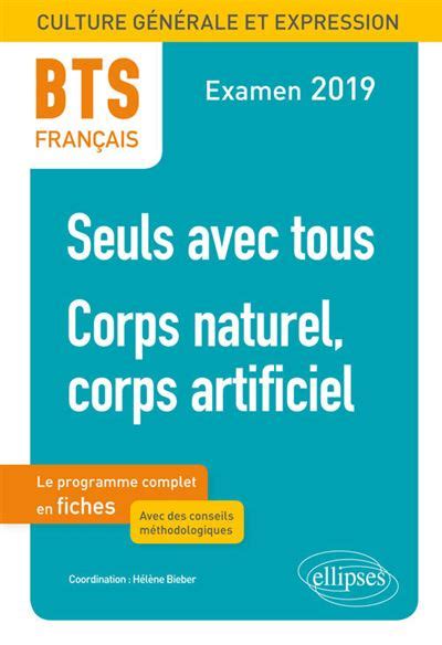 Bts Fran Ais Culture G N Rale Et Expression Corps Naturel Corps