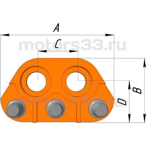 Колодка клеммная (панель) ВОВ 132 380В 61х28х30 мм – www.motors33.ru