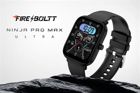 Buy Fire Boltt Ninja Pro Max Ultra Smartwatch 5 10 Cm 2 01 Inch Hd Display Bluetooth