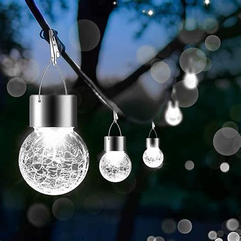 34 Off On 6x Solar Powered Hanging Lights Onedayonly