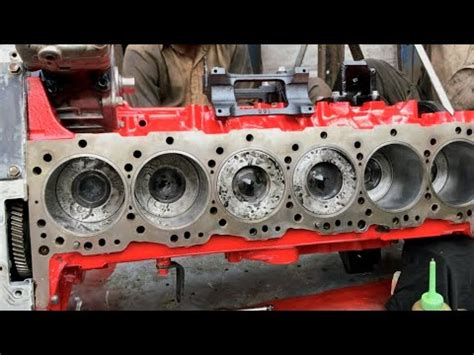 Hino Engine Rebuild Completely Engine Rebuilding And Assembly Youtube