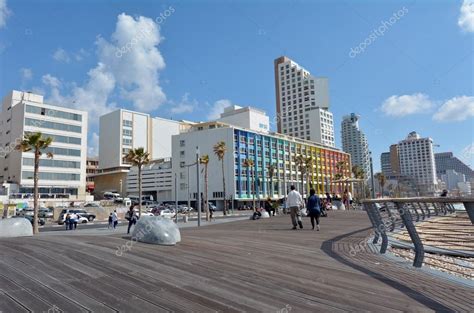 Tel Aviv promenade in Tel Aviv Israel – Stock Editorial Photo ...