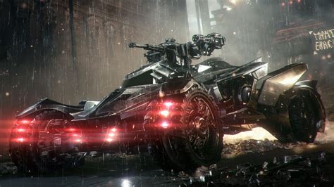 Official Batman Arkham Knight Batmobile Battle Mode Reveal Youtube