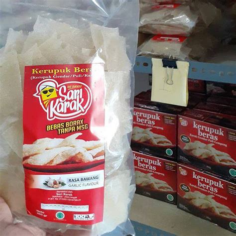 Jual Sari Karak Krupuk Beras Krupuk Puli Mentah Khas Wonogiri Tanpa