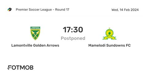 Lamontville Golden Arrows vs Mamelodi Sundowns FC - live score ...