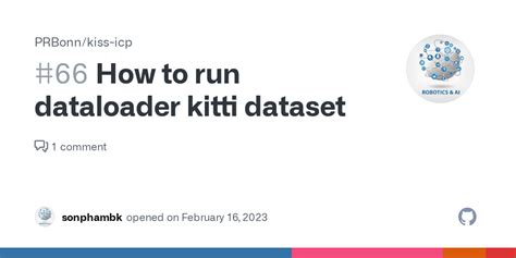 How To Run Dataloader Kitti Dataset Issue 66 PRBonn Kiss Icp GitHub