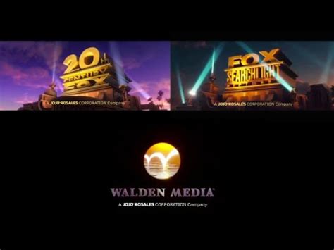 DLC 20th Century Fox Fox Searchlight Pictures Walden Media Logo 2014