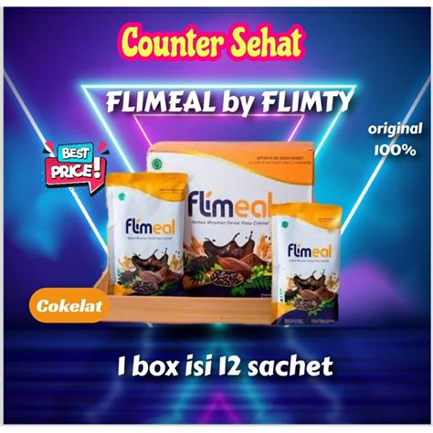 Jual Flimeal Meal Replacement By Flimty Sereal Rendah Kalori Minuman