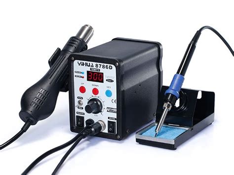 Hot Air Rework Station With Soldering Iron 8786D YiHua