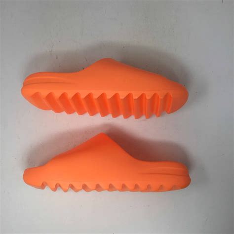 Adidas Yeezy Slides Enflame Orange | Grailed