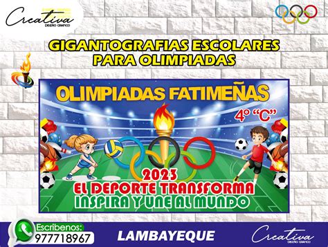 Creativa - GIGANTOGRAFIAS PARA OLIMPIADAS 🤾‍♀️🏆/ DISEÑO E... | Facebook