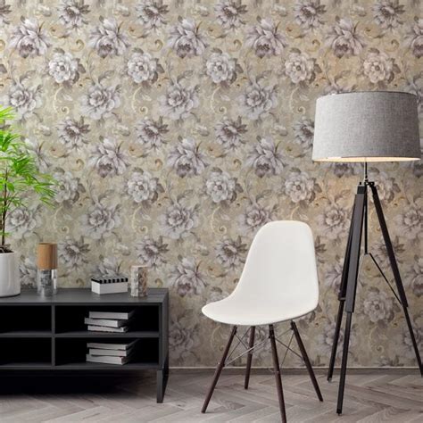 papel de parede estampa floral ppflo madeiramadeira