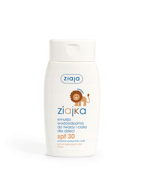 Ziajka Emulsja Do Opalania Dla Dzieci SPF30 Filtr 13708093407 Allegro Pl