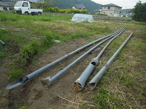 自作した井戸掘り器たちをご紹介します。 自給自足の小さな暮らしーろん農園ー