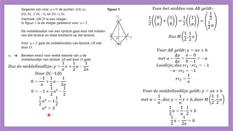 Examentraining Vwo Wiskunde B Vlieger Youtube