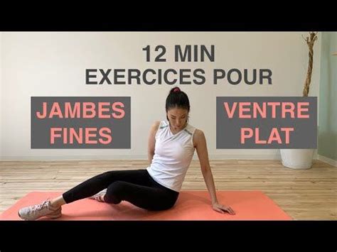 Min Exercices Pour Jambes Fines Et Ventre Plat Slim Leg Slim