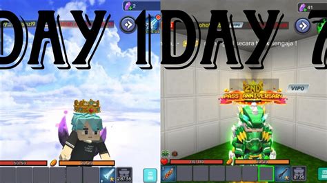 Challenge Day In Sky Block Blockman Go Sky Block Youtube