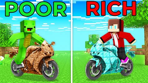 Jjs Bike Vs Mikeys Bike Noob Vs Pro Build Battle In Minecraft