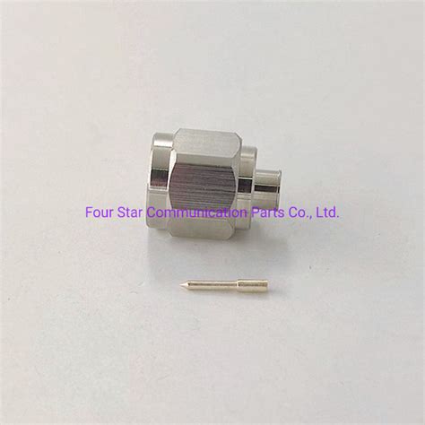 N Type Male Plug RF Coaxial Connector For Rg401 250 Cable China RF