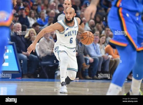 Minnesota Timberwolves Guard Jordan Mclaughlin Pushes Downcourt In The