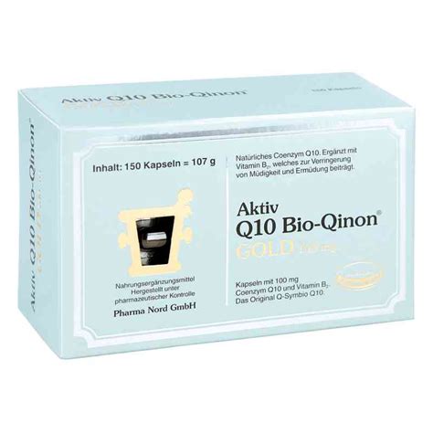 Q10 Bio Qinon Gold 100 Mg Pharma Nord Kapseln 150 Stk