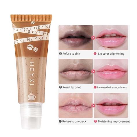 Coffee Lip Scrub Lip Balm Gentle Exfoliating Reduce Lip Lines