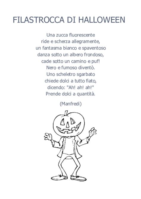 Filastrocca Di Halloween