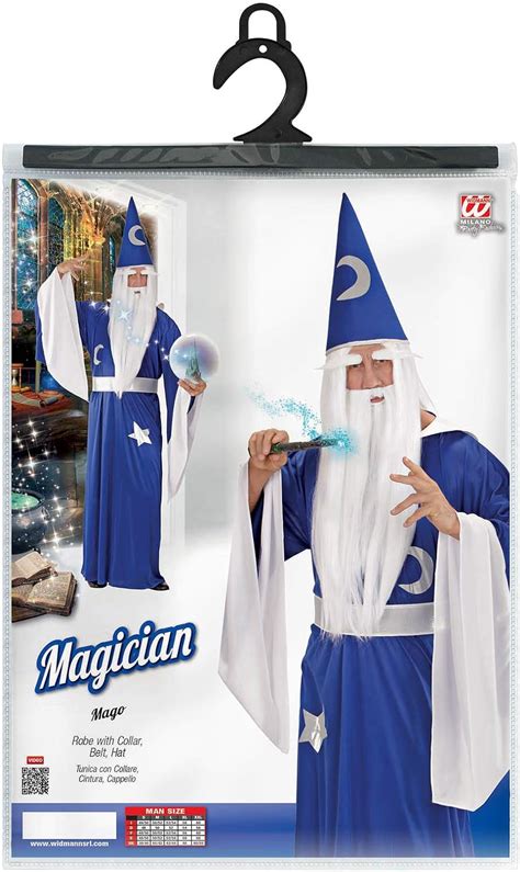 Mens Magician Costume Medium UK 40/42″ for TV Cartoon & Film Fancy ...