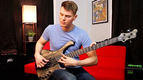 Musician Demonstrates 40 Different Bass Techniques In a Continuous Solo ...