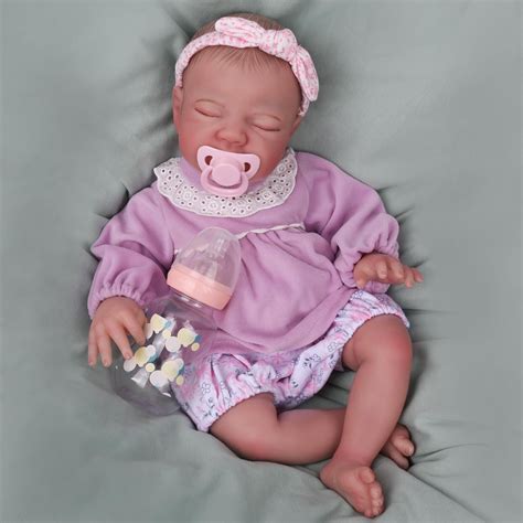 Wooroy Lifelike Reborn Baby Dolls Inch Soft Body Realistic Newborn