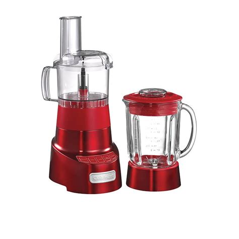 Cuisinart Blender And Food Processor Combo 14l Metallic Red