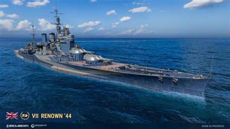 World Of Warships Supertest British Tier Vii Premium Battleship Renown