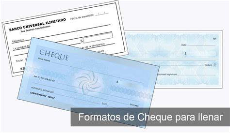 Descargar Formatos De Cheques Para Llenar Hot Sex Picture