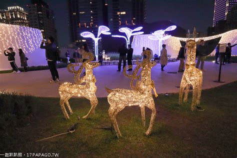 台中西屯2018台中國家歌劇院聖誕節活動魔幻曲牆光影秀空中花園燈光展 17旅行