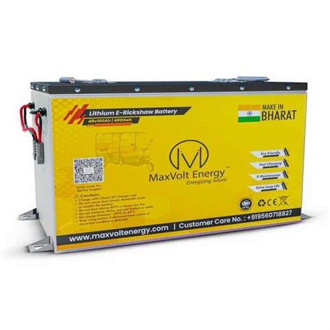 Maxvolt 51v 100ah Electric Rickshaw Battery Model Name Number Meiplri51100 At ₹ 66714 In Ghaziabad