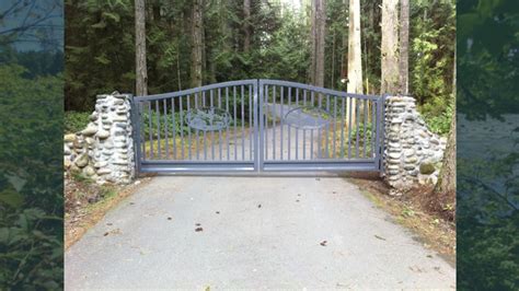 Driveway Gates Custom Aluminum Swing Driveway Gates Falcon Crest