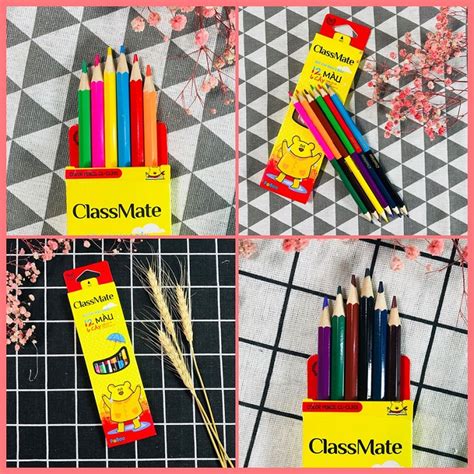 Classmate Cl301 Cl302 2 Head Crayon Box 12 18 Colors Shopee