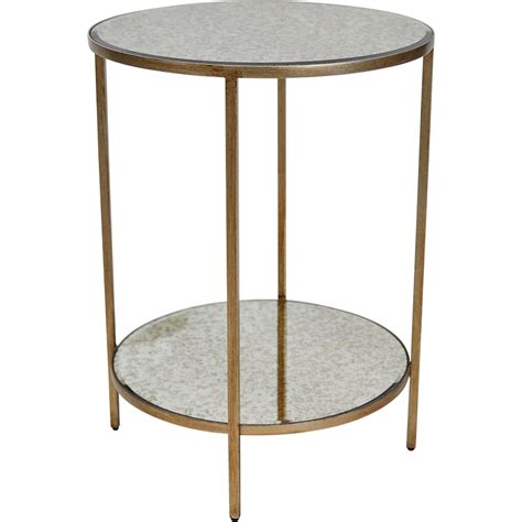 Martini Side Table Antique Gold Interiors Online