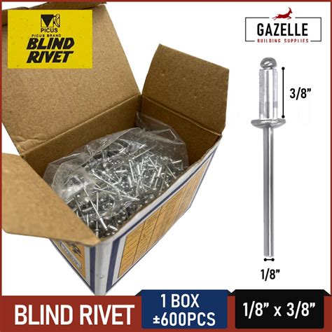 Picus Blind Rivet Aluminum Heavy Duty High Quality Rivets Box