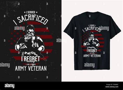 Veteran T Shirt Design American Army Vector Custom T Shirt Template