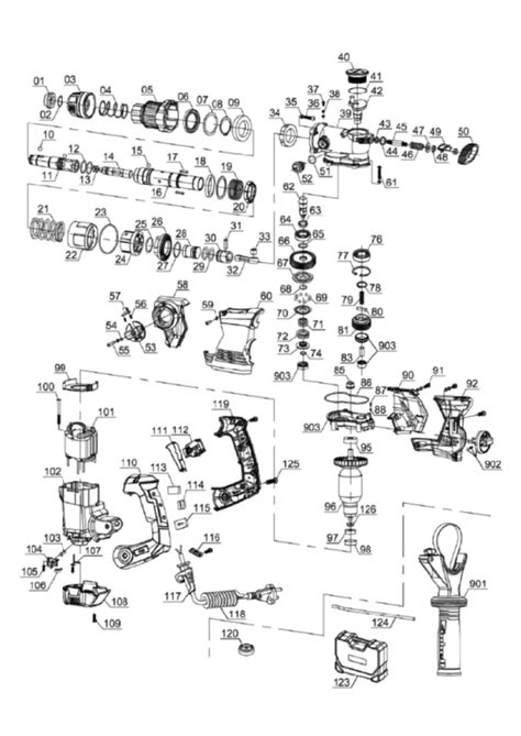 Ersatzteile Von Einhell Expert Plus Aus Der Zeichnung Bohrhammer Te R