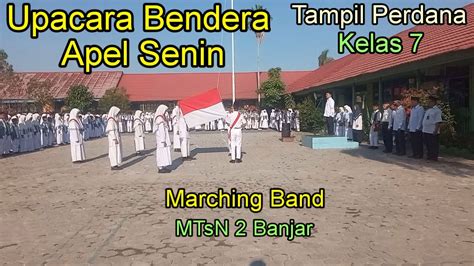 Marching Band MTsN 2 Banjar Tampil Perdana Pemain Gabungan Kls 7 YouTube