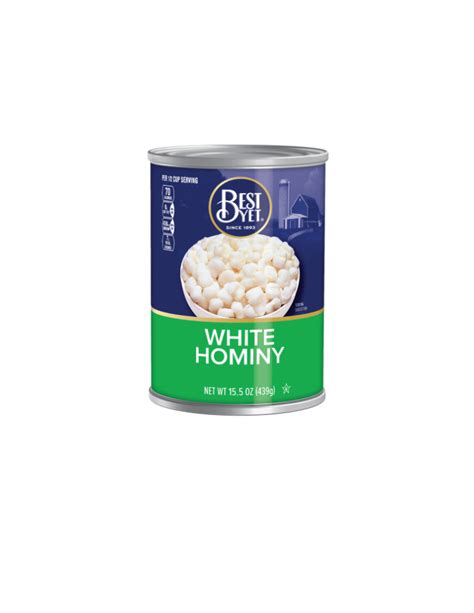 White Hominy 155oz Best Yet Brand