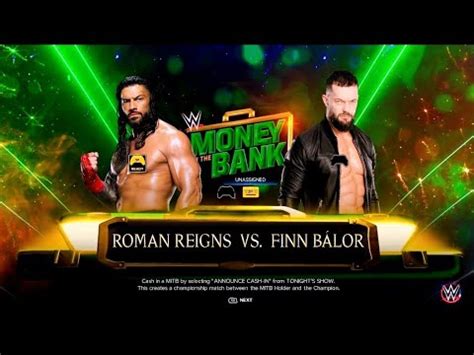 WWE 2k23 Gameplay Roman Reigns Vs Finn Balor Universal Championship