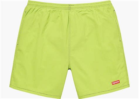 Supreme Arc Logo Water Short SS20 Lime Hype Clothinga