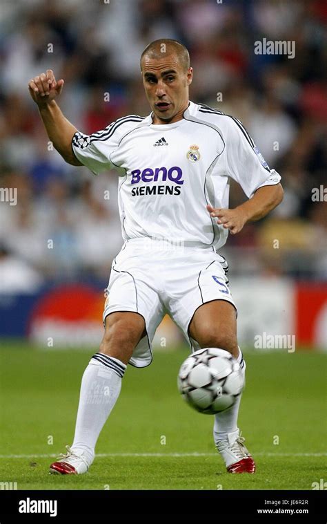 FABIO CANNAVARO REAL MADRID CF THE BERNABEU MADRID SPAIN 26 September ...